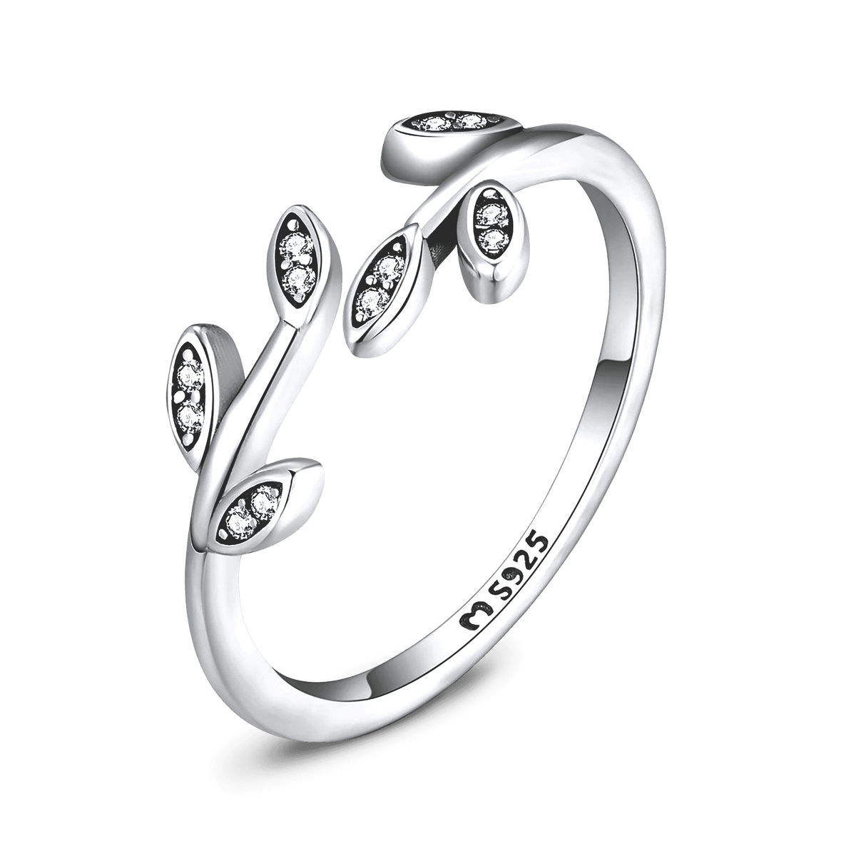 Shiny Leaves Ring - Milas Jewels Shop