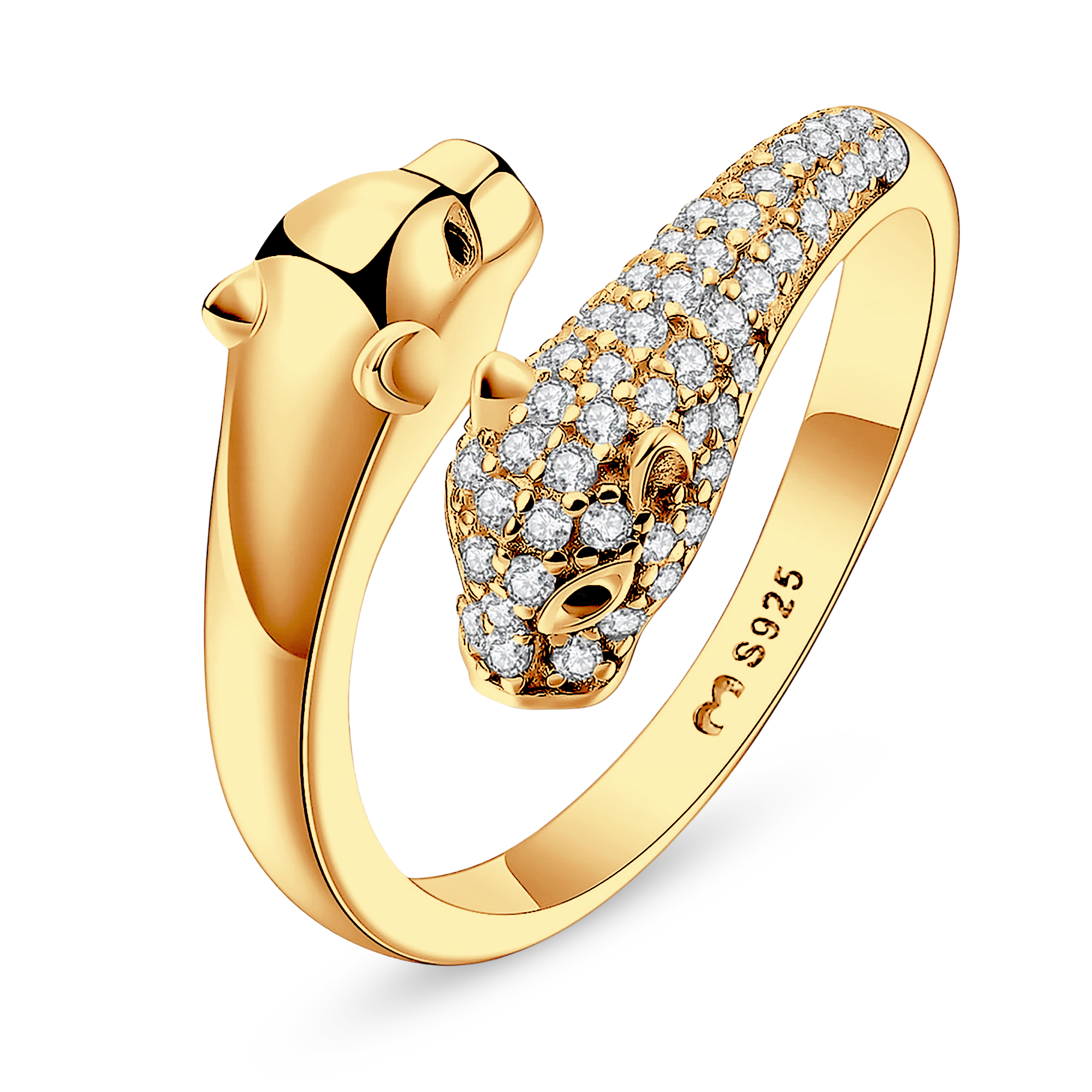 Sparkling Panther Ring - Milas Jewels Shop
