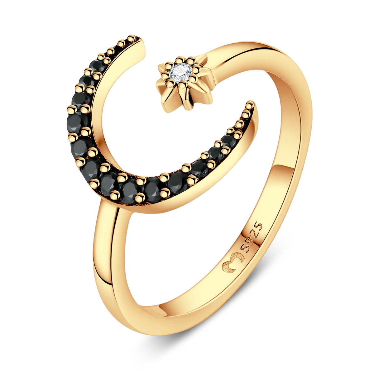 Crescent Moon Ring - Milas Jewels Shop