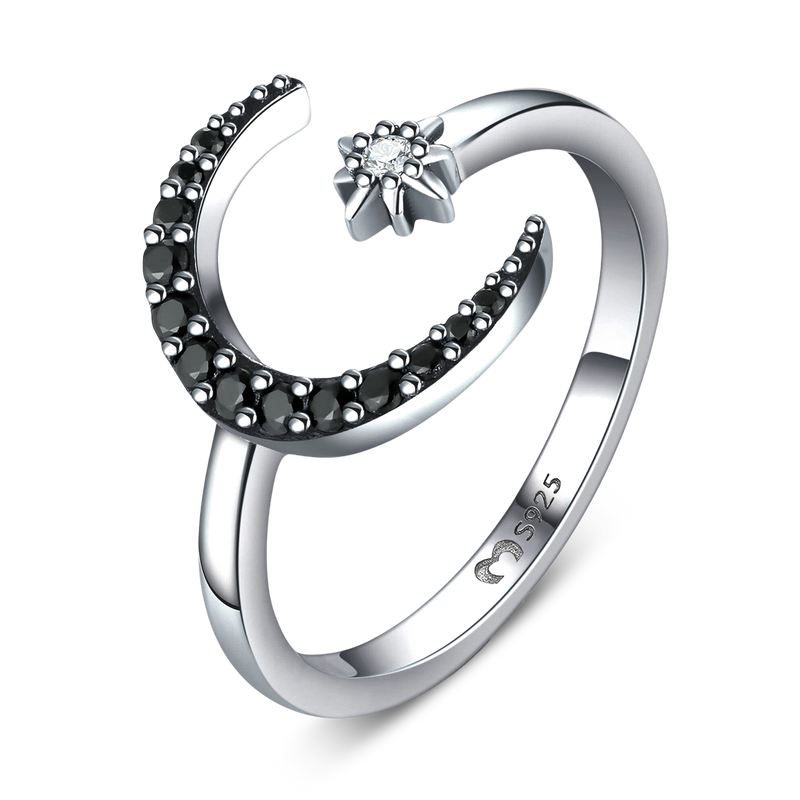 Crescent Moon Ring - Milas Jewels Shop