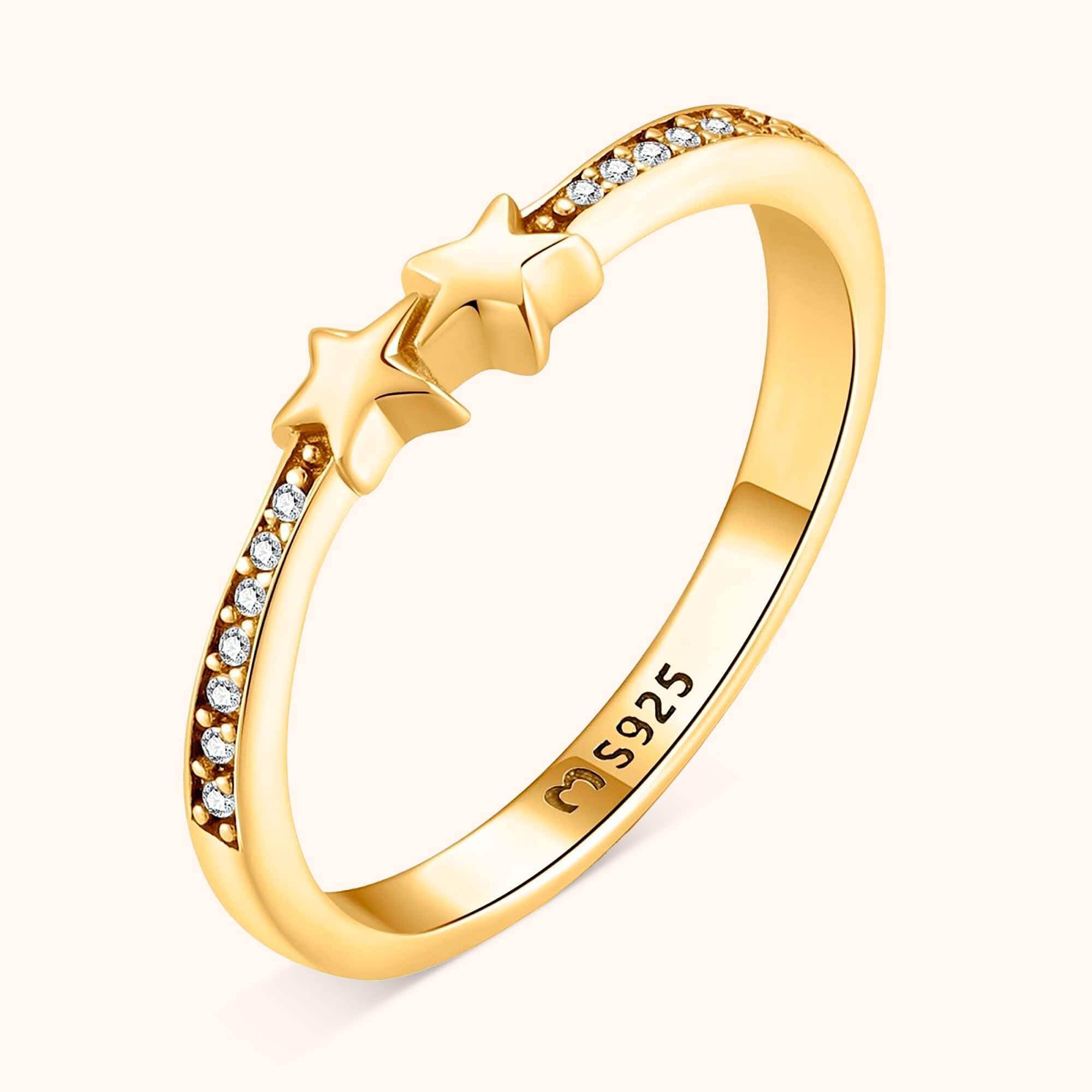 "Star Duo" Ring - Milas Jewels Shop
