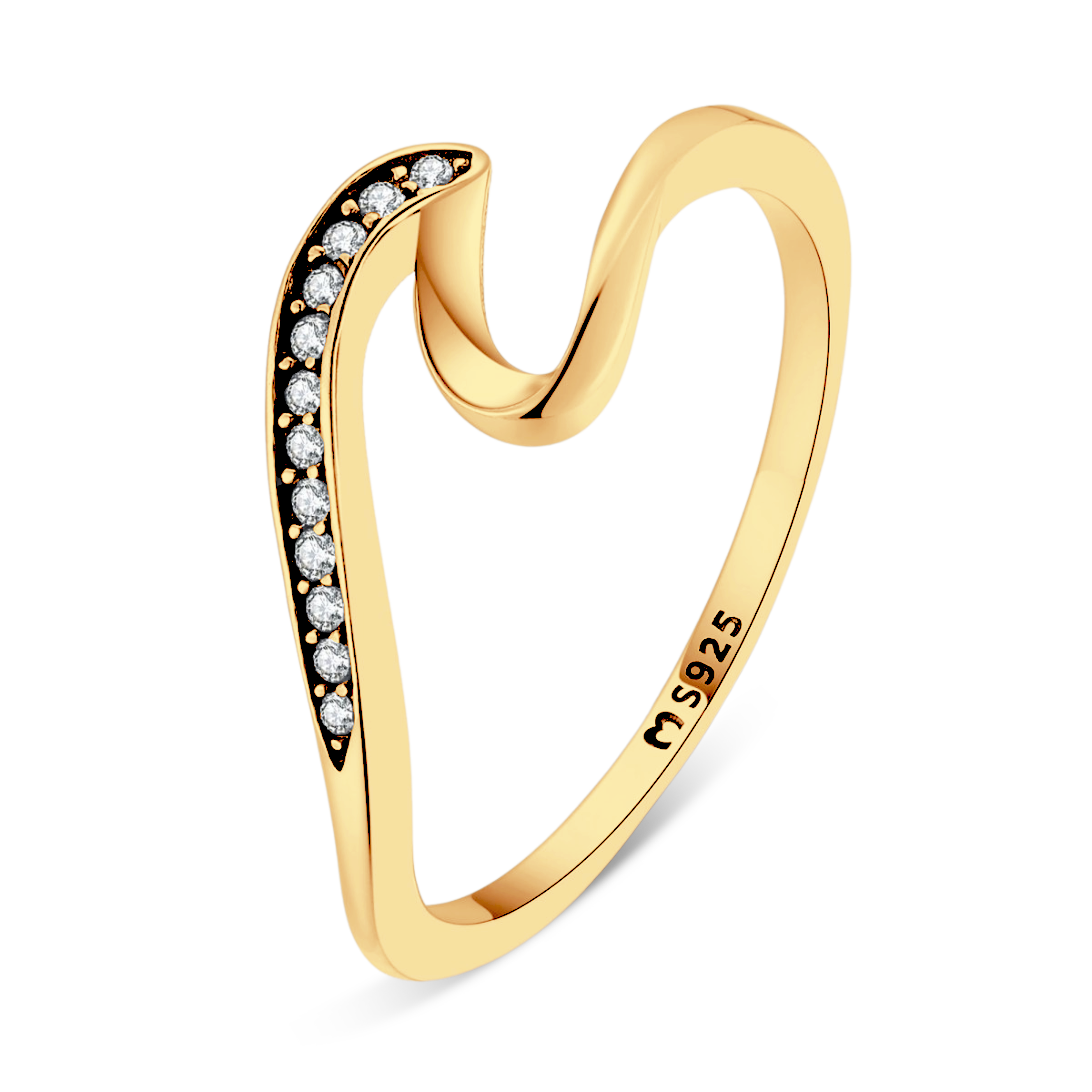 Lahar Wave Ring - Milas Jewels Shop