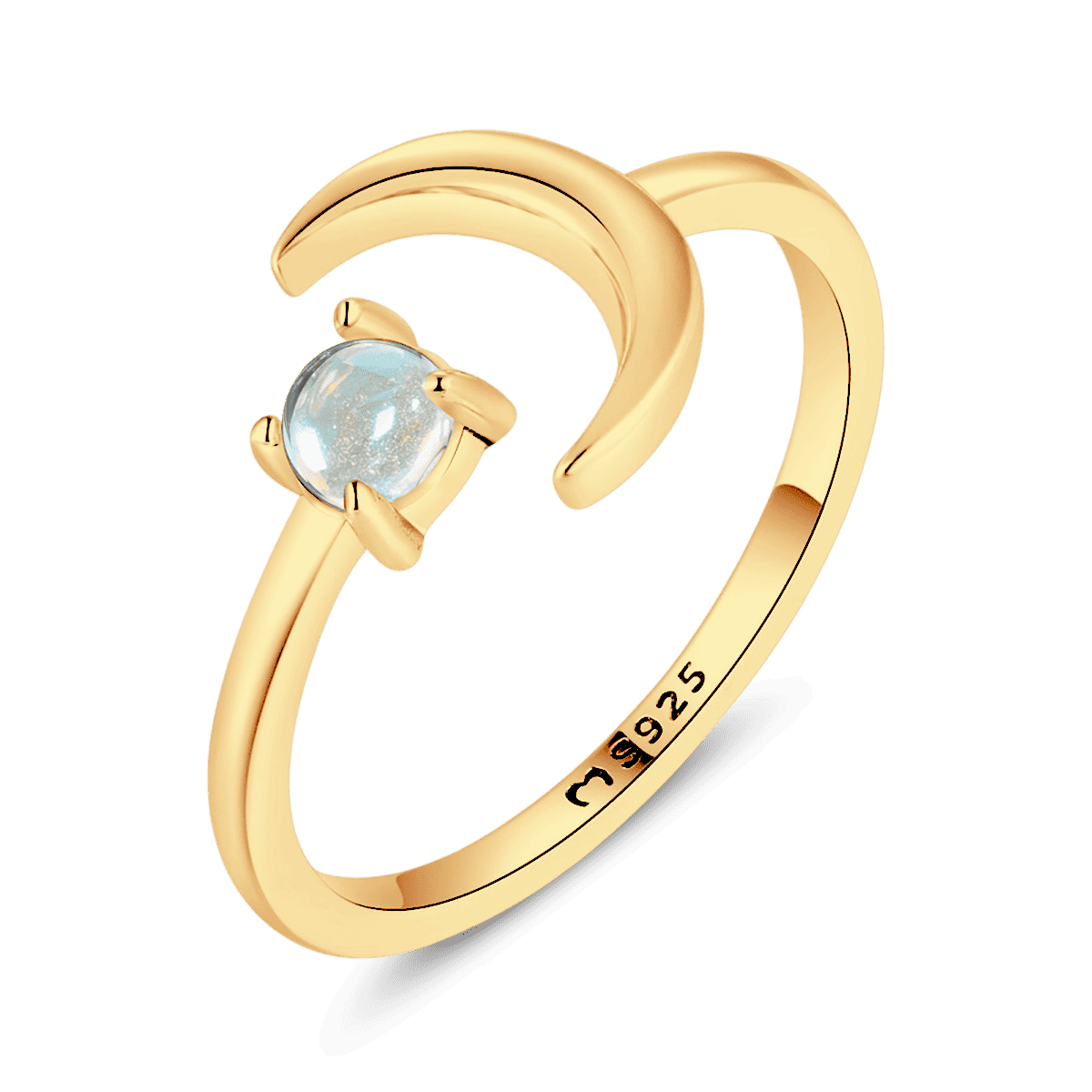 Waning Moon Ring - Milas Jewels Shop