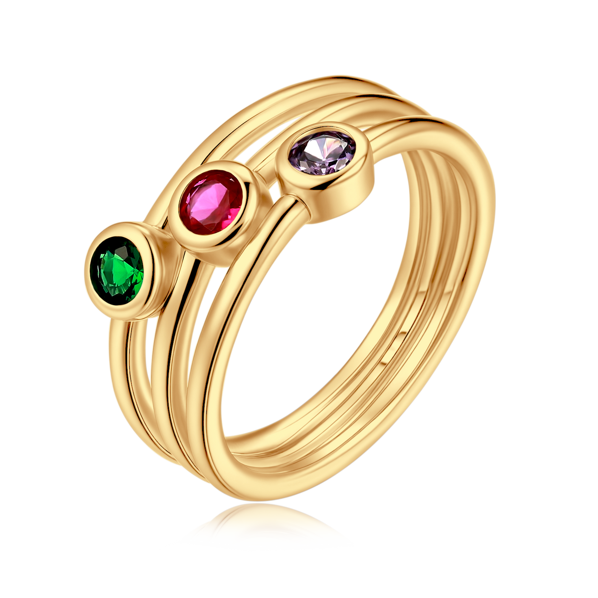 Triadic Ring - Milas Jewels Shop