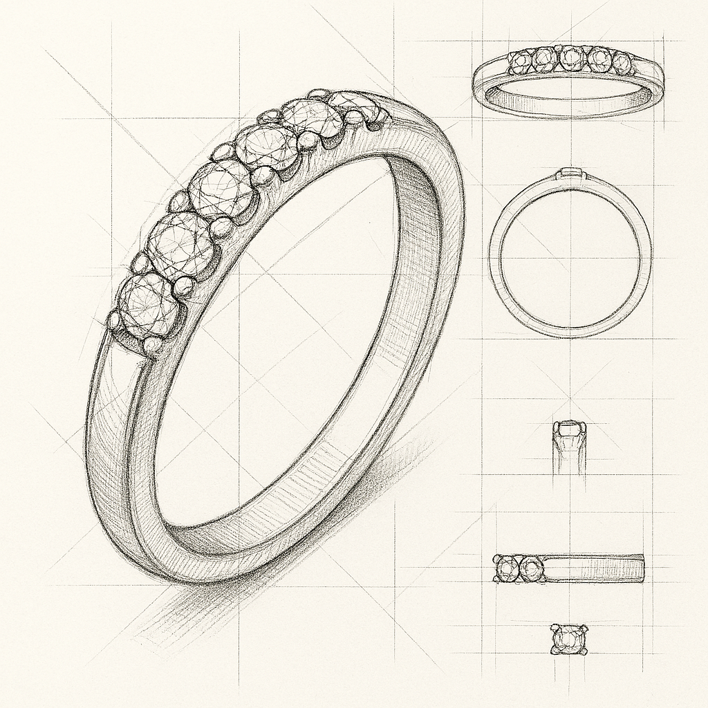 Apolonia Ring - Milas Jewels Shop