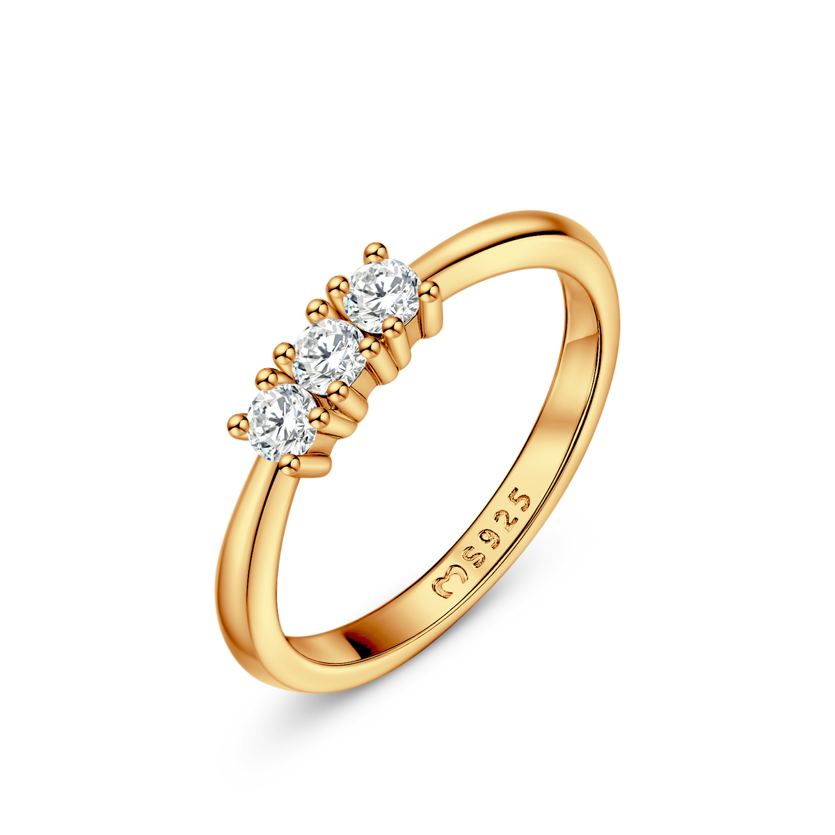 Three Luminous Ones Ring - Milas Jewels Shop