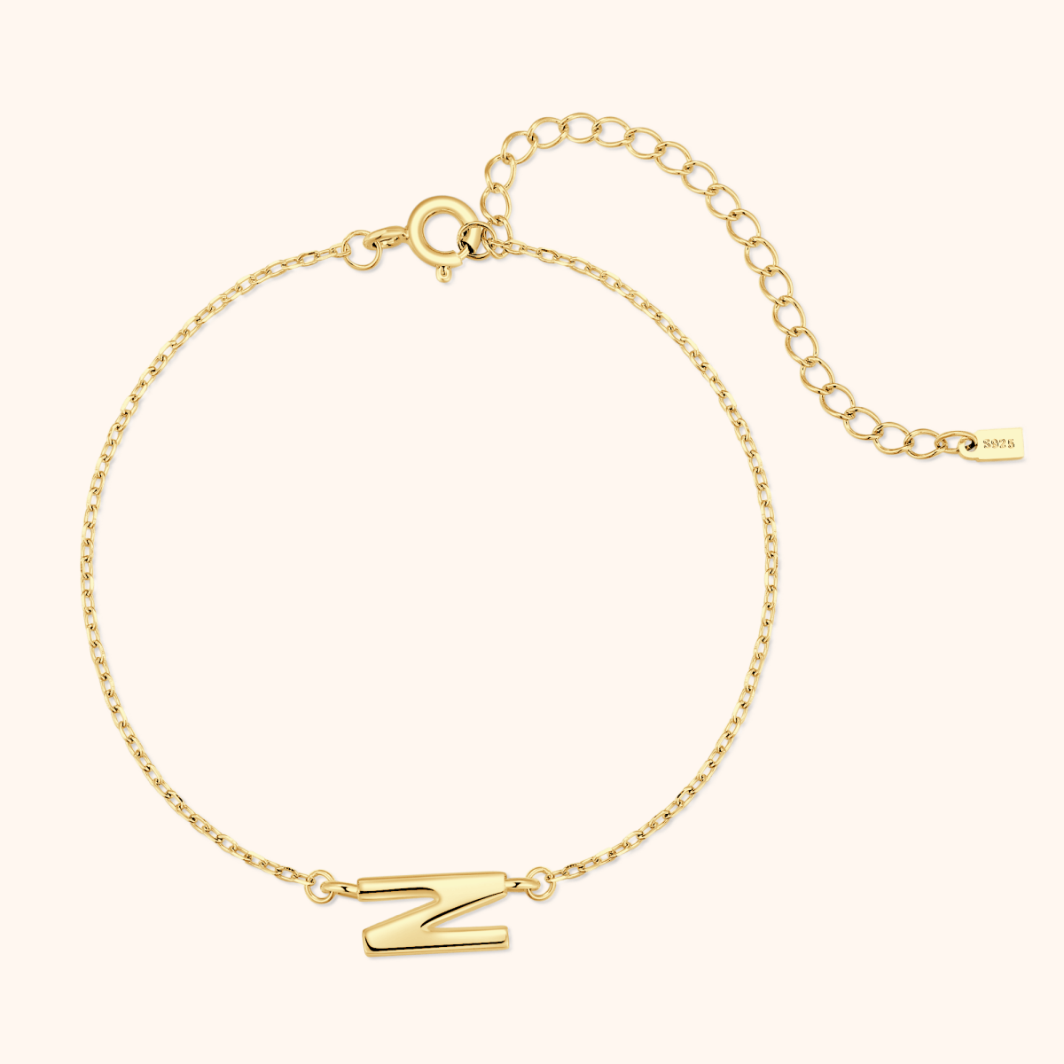 Alpha Letter Bracelet - Milas Jewels Shop