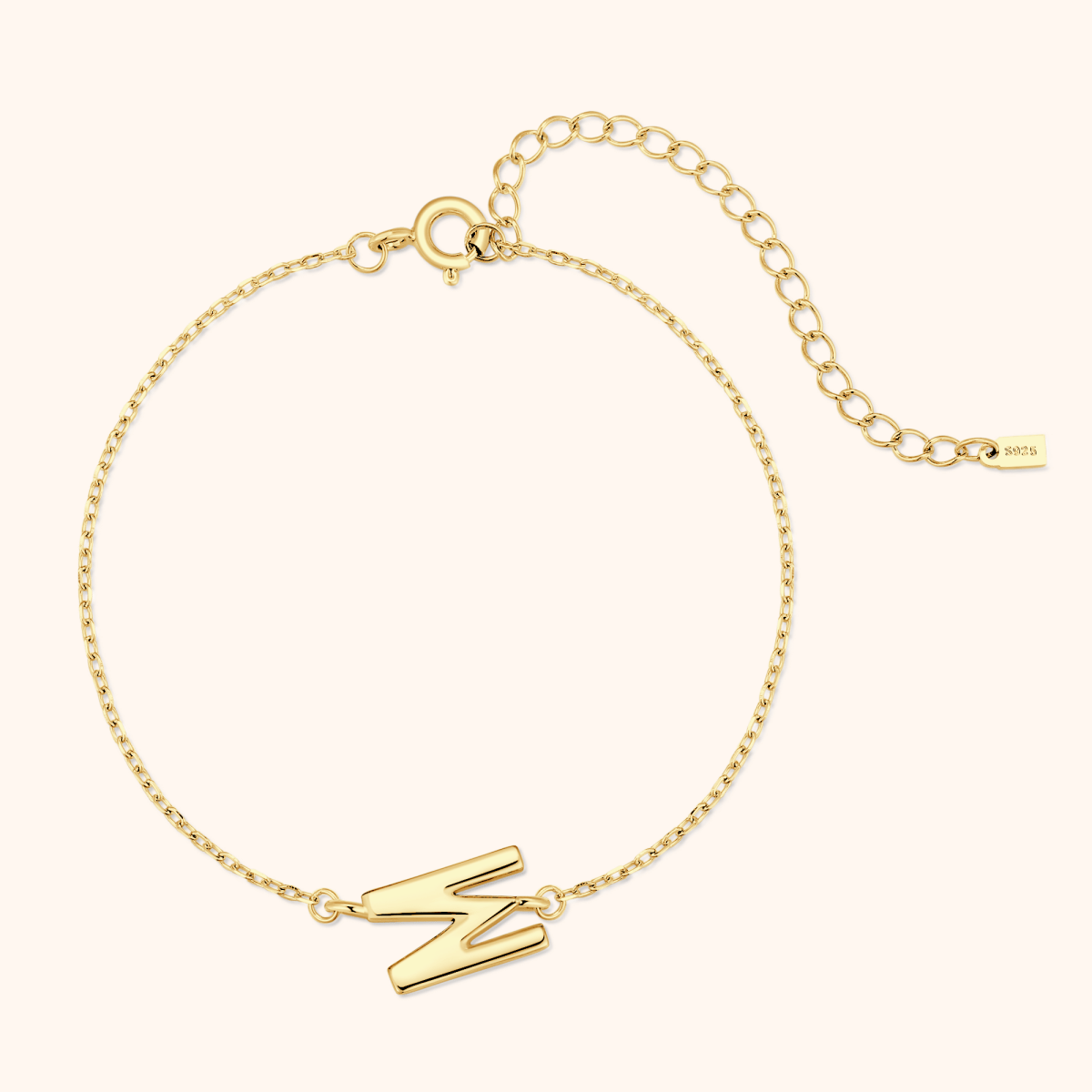 Alpha Letter Bracelet - Milas Jewels Shop