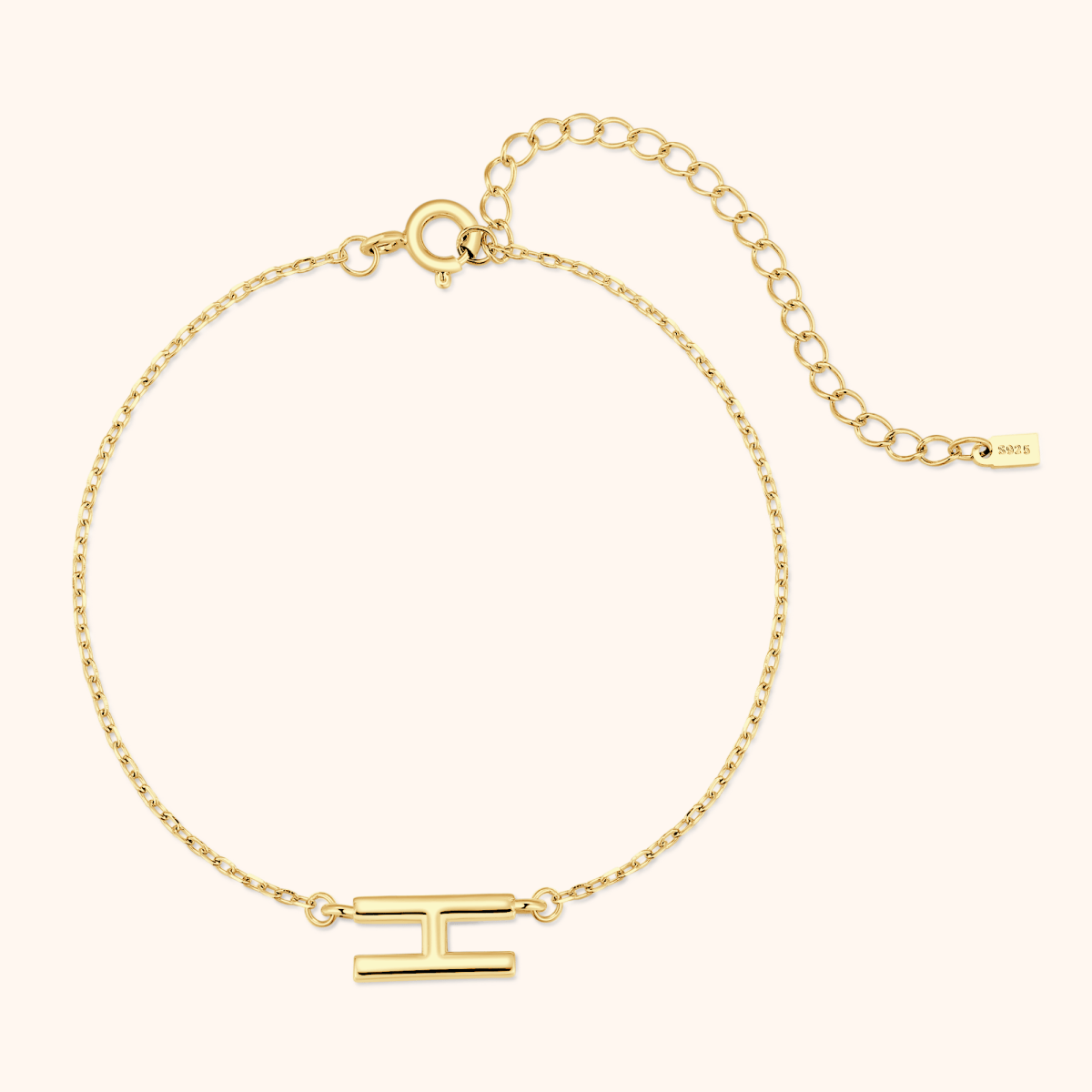 Alpha Letter Bracelet - Milas Jewels Shop