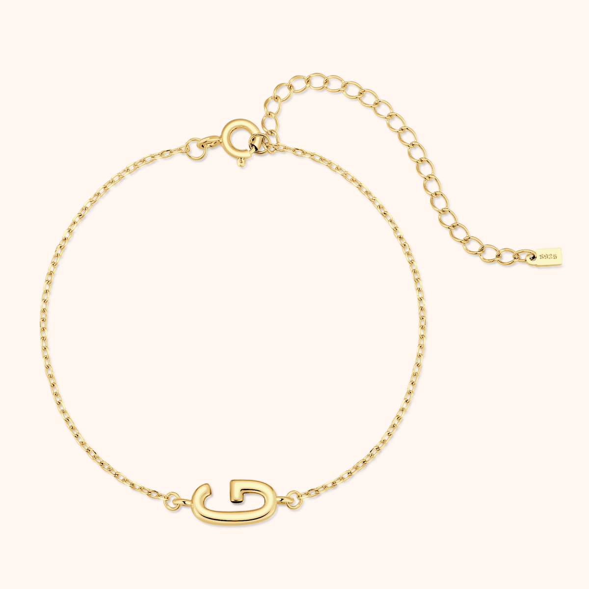 Alpha Letter Bracelet - Milas Jewels Shop