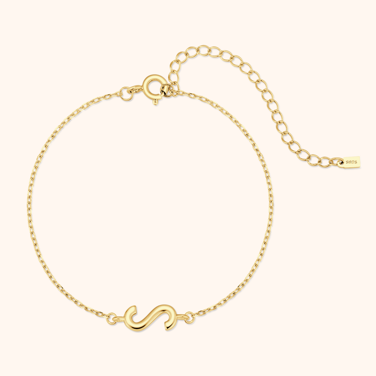 Alpha Letter Bracelet - Milas Jewels Shop