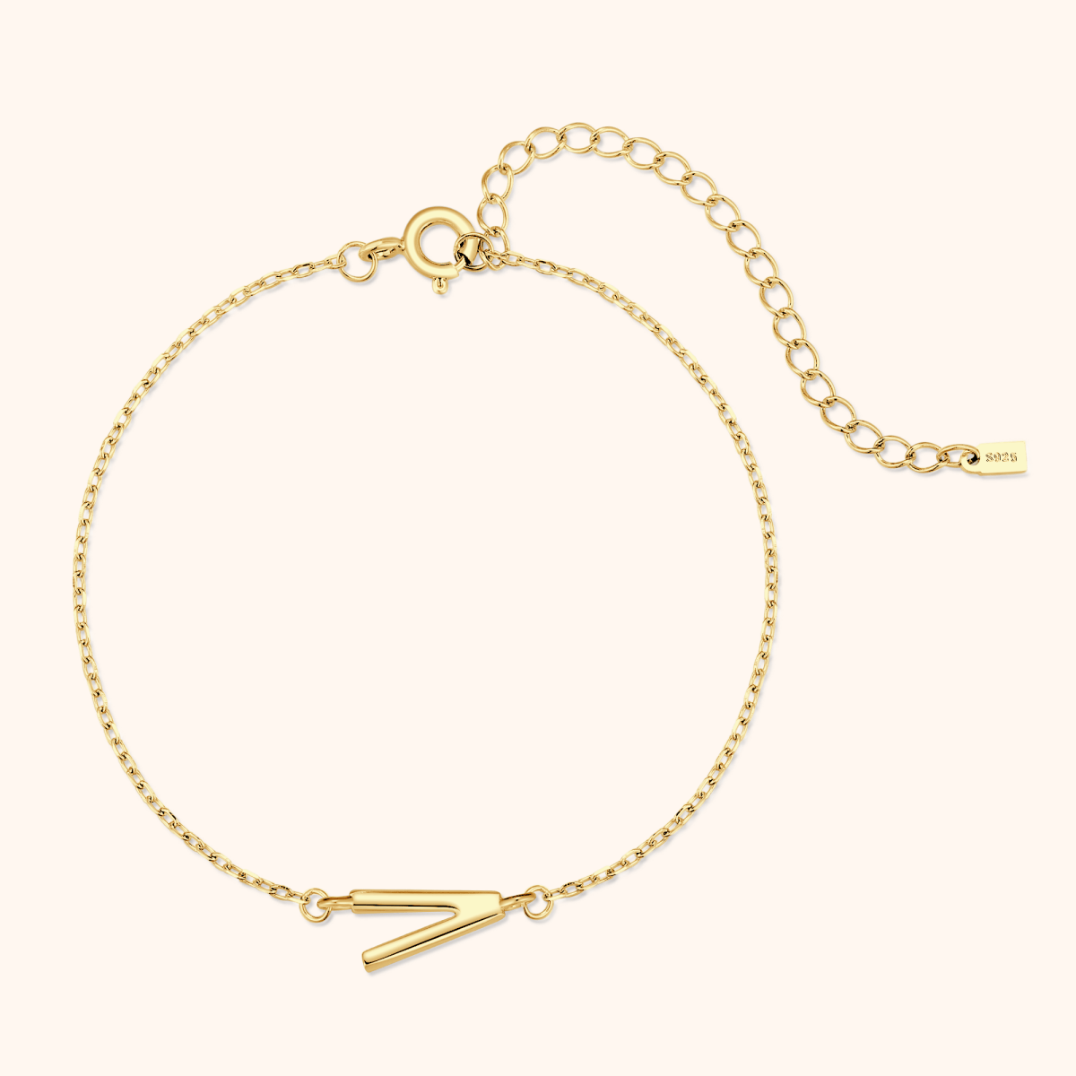 Alpha Letter Bracelet - Milas Jewels Shop