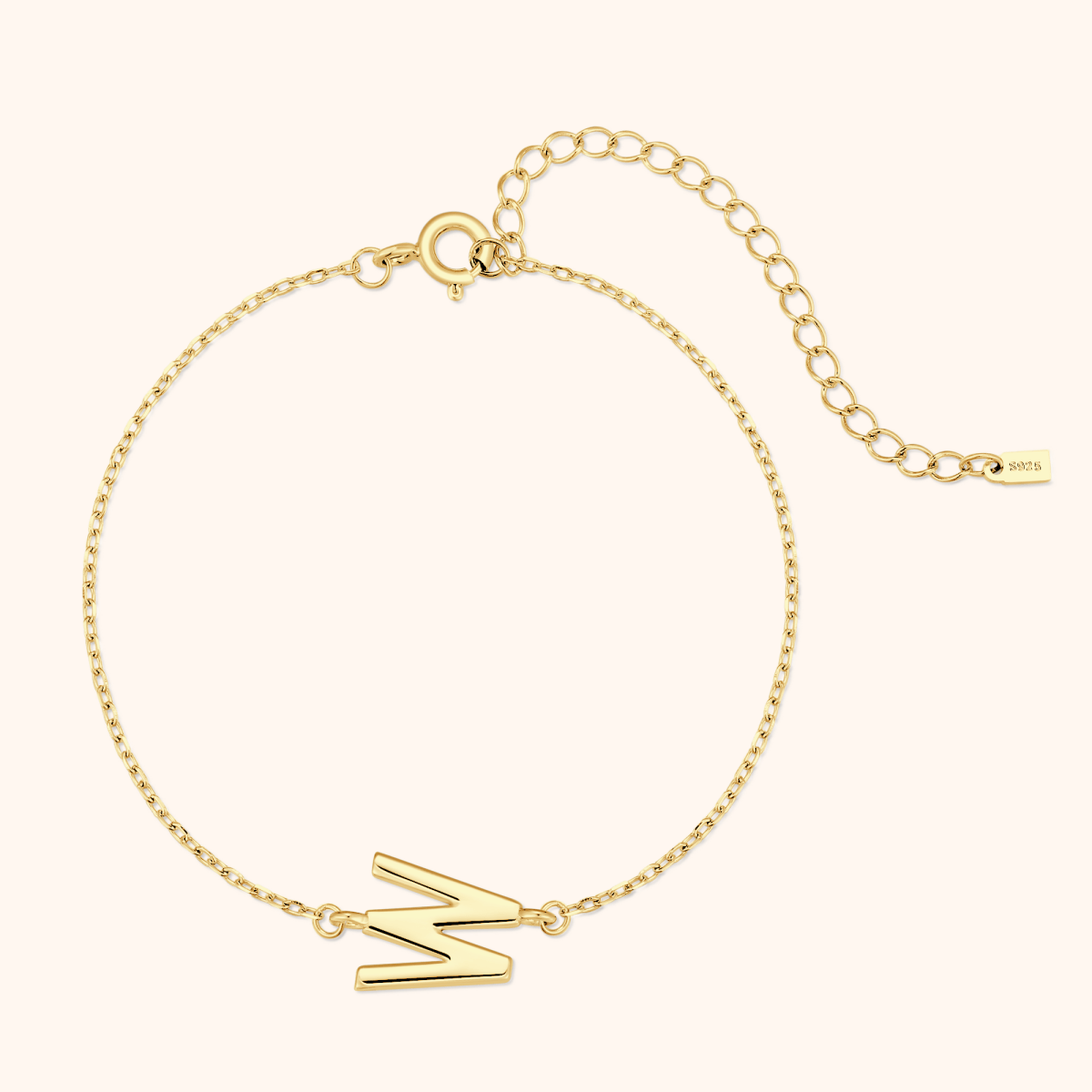 Alpha Letter Bracelet - Milas Jewels Shop