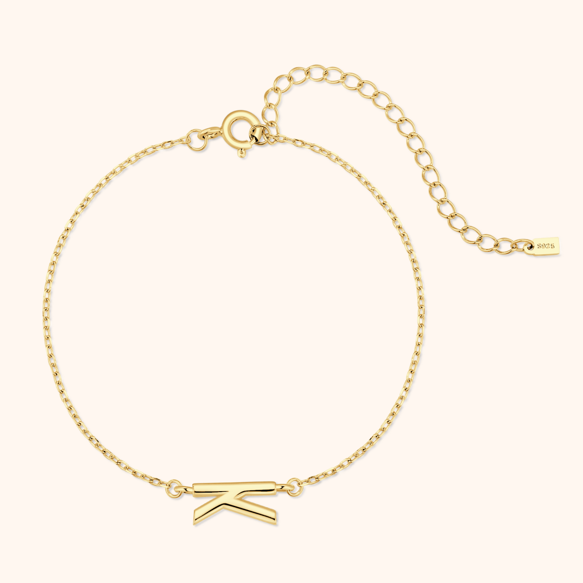 Alpha Letter Bracelet - Milas Jewels Shop