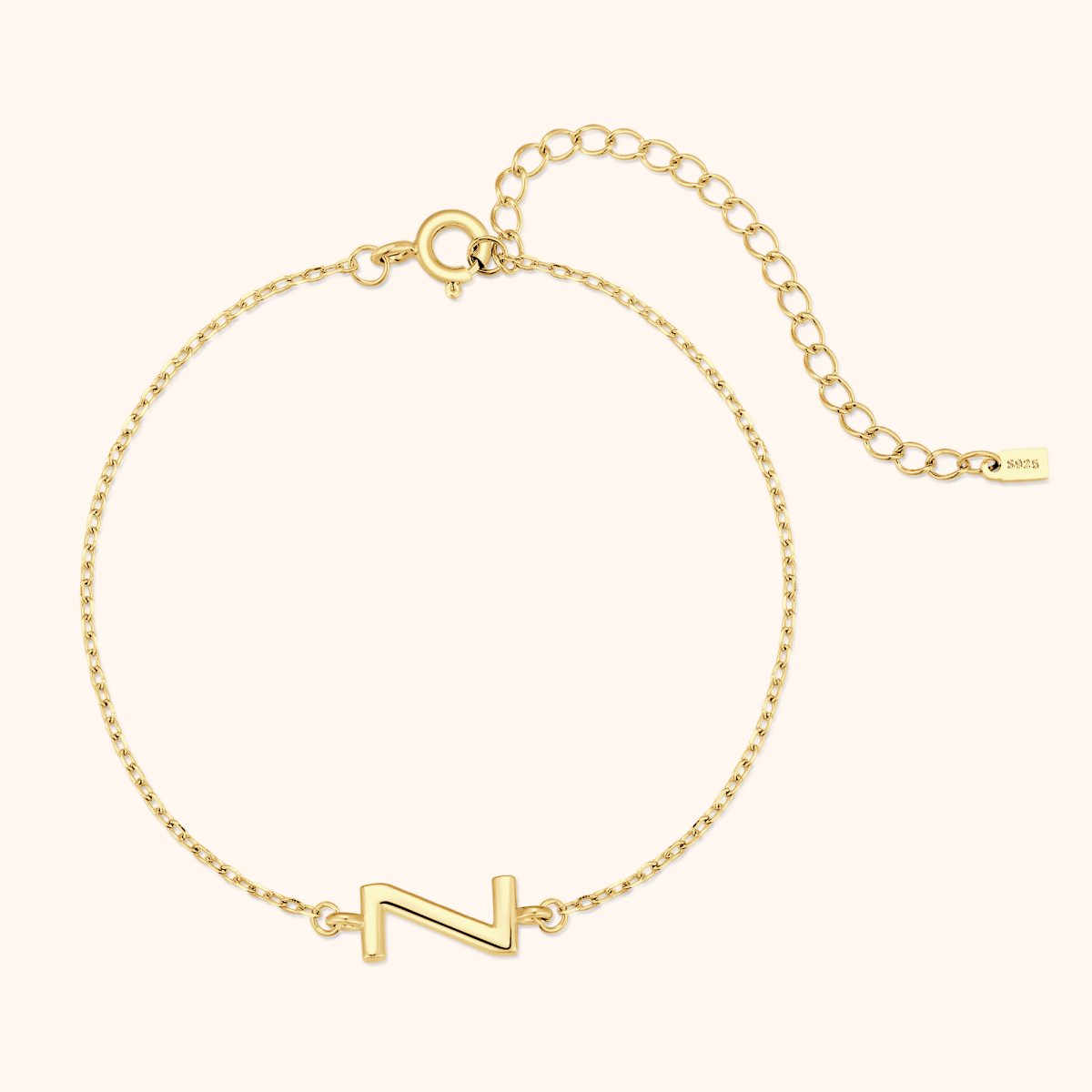 Alpha Letter Bracelet - Milas Jewels Shop