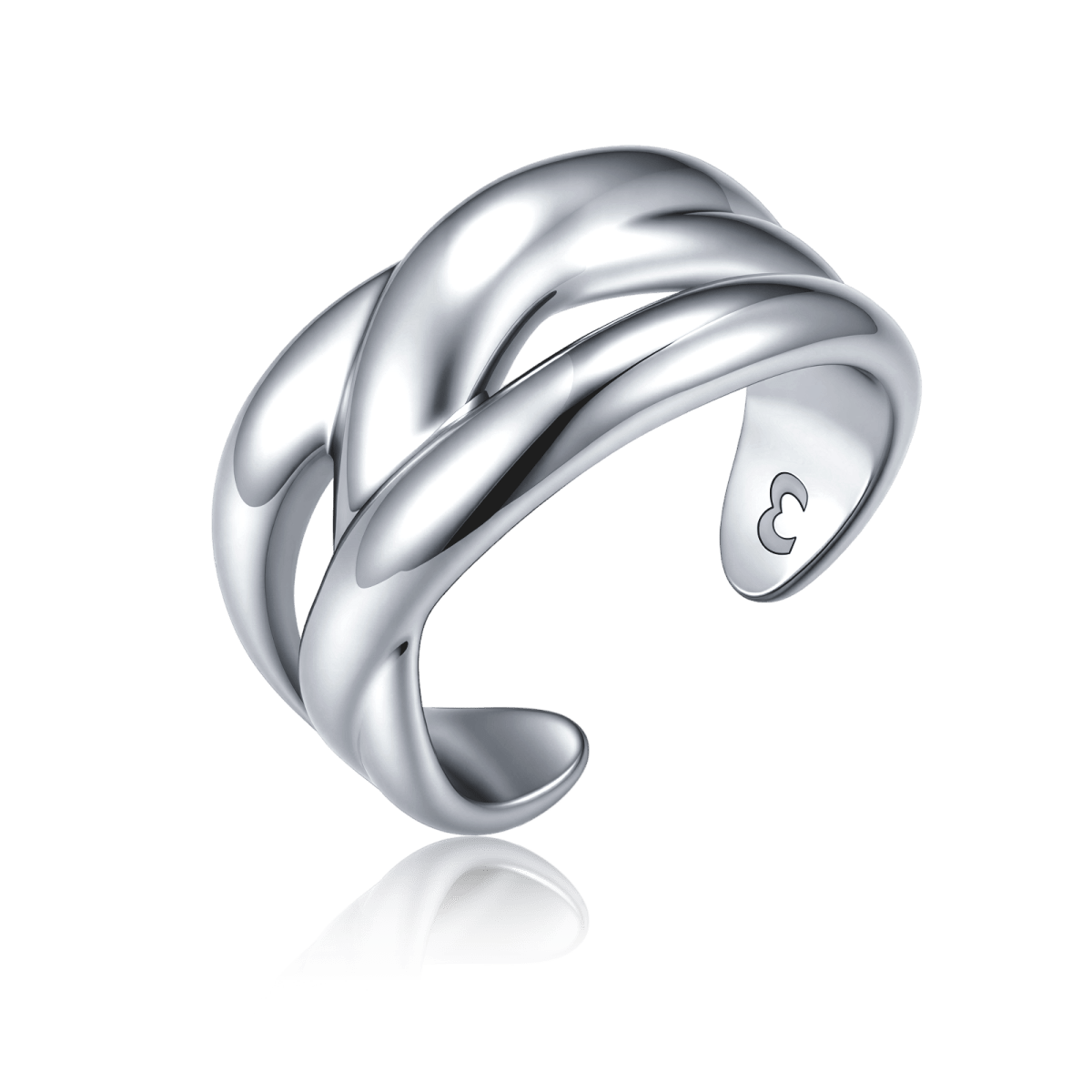 Twisted Bands Ring