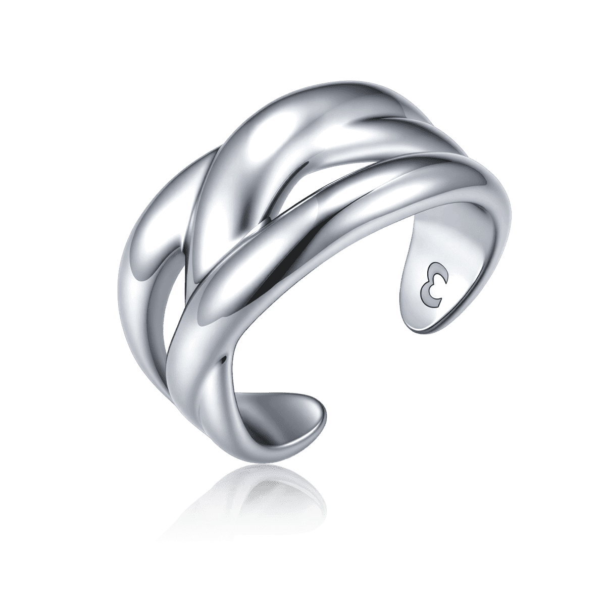 Twisted Bands Ring