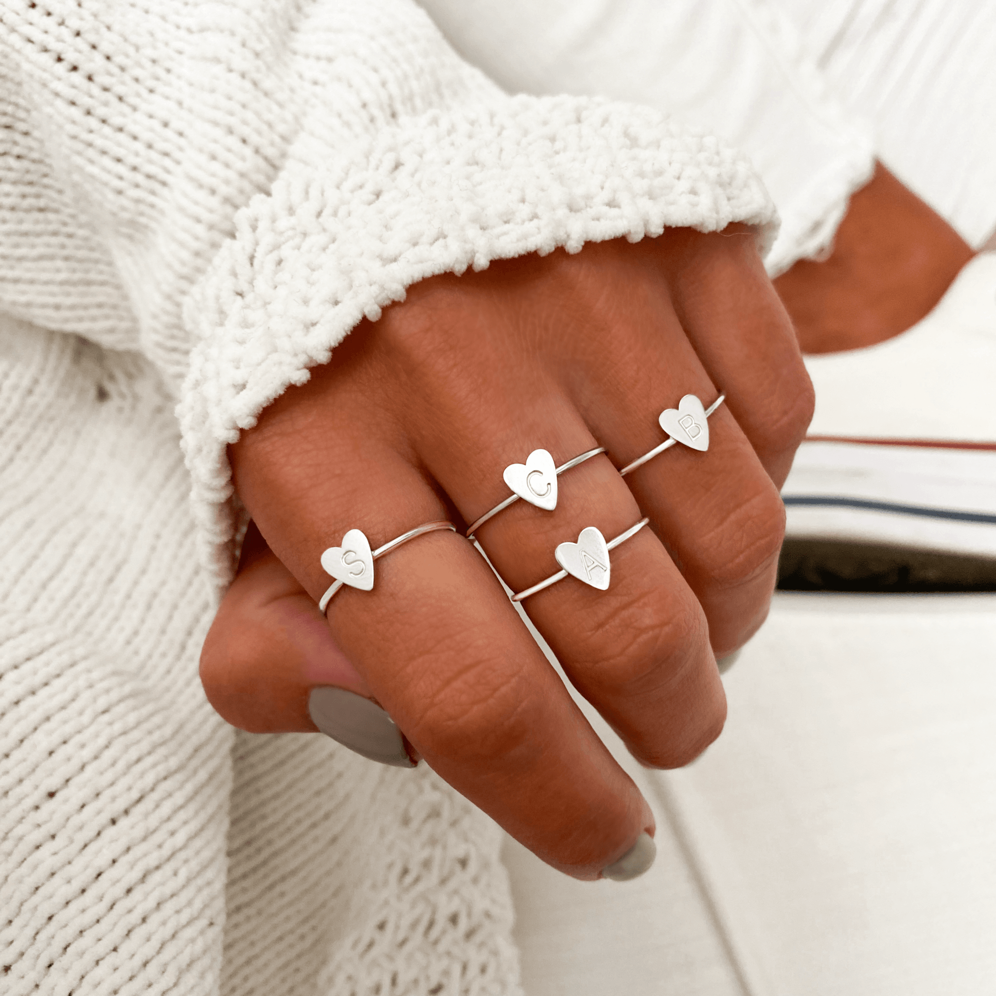 "Initial" Ring - Milas Jewels Shop