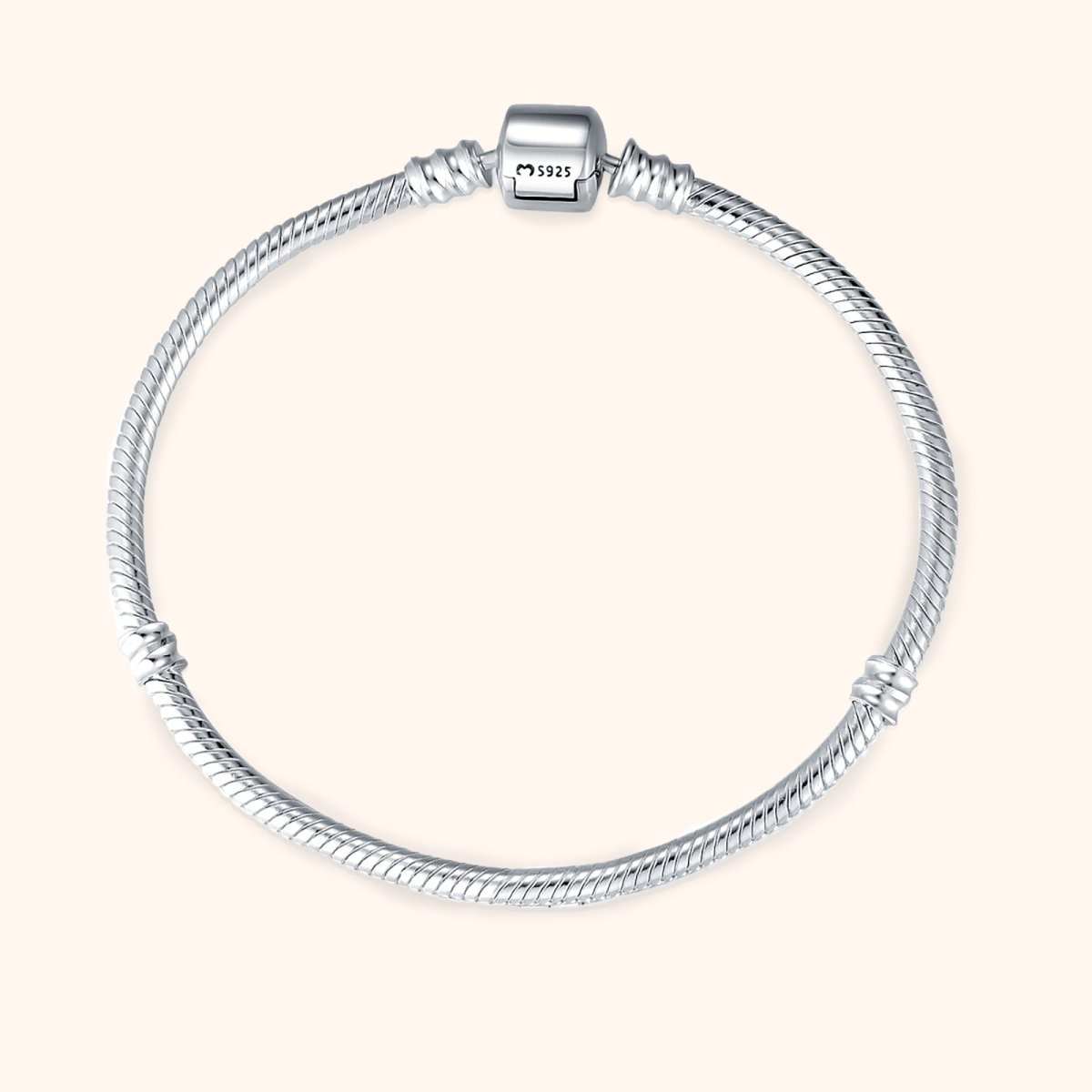 "Basic" Rigid Bracelet BASE Charm - Milas Jewels Shop