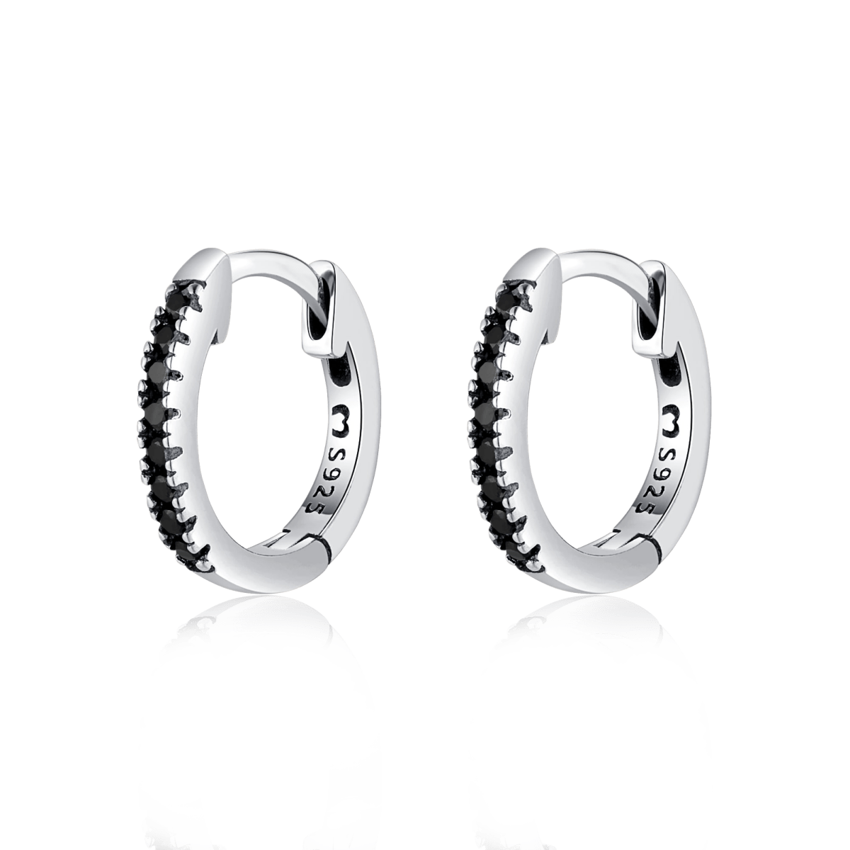 Black Intense Earrings - Milas Jewels Shop