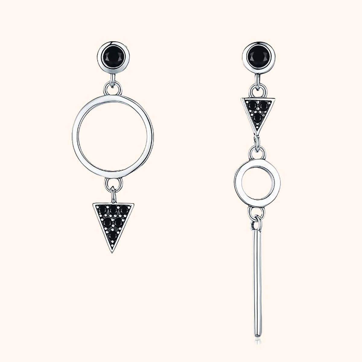 "Black Spinel" Earrings - Milas Jewels Shop