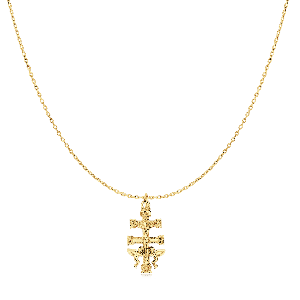 Caravaca Cross Necklace - Milas Jewels Shop