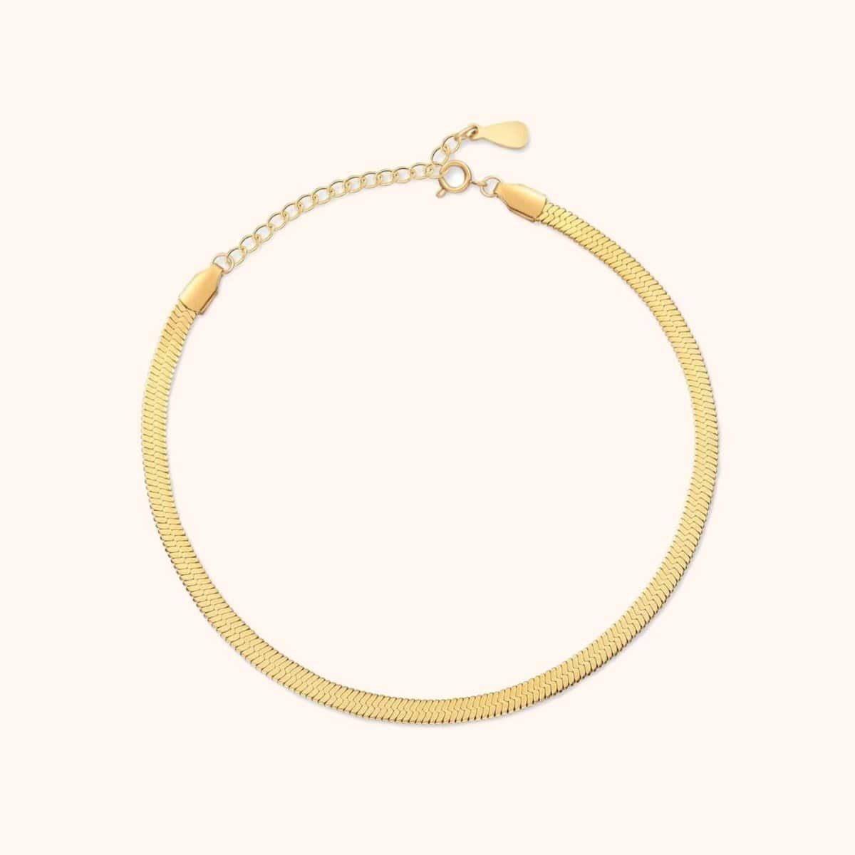 "Cleopatra 4MM" Anklet - Milas Jewels Shop