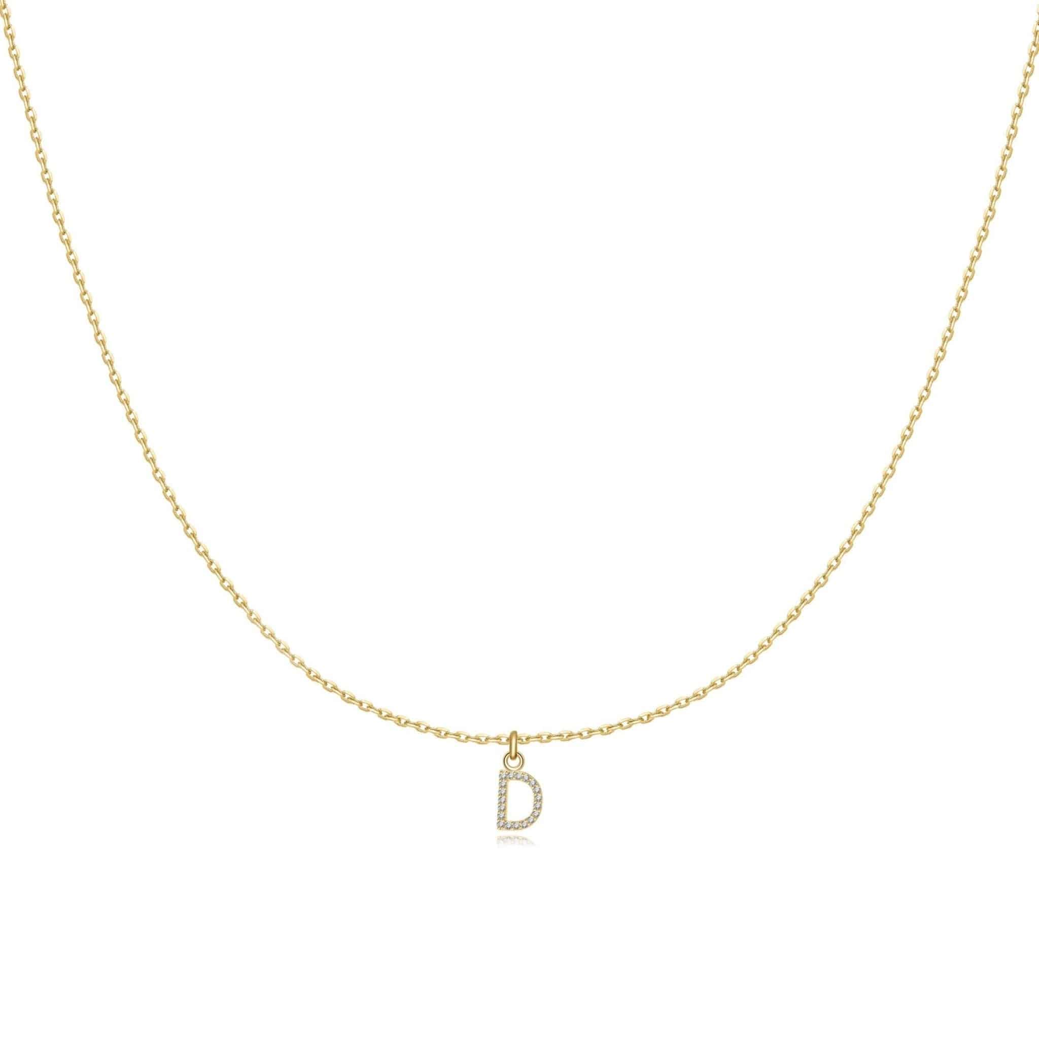 "Little Initial" Necklace - Milas Jewels Shop