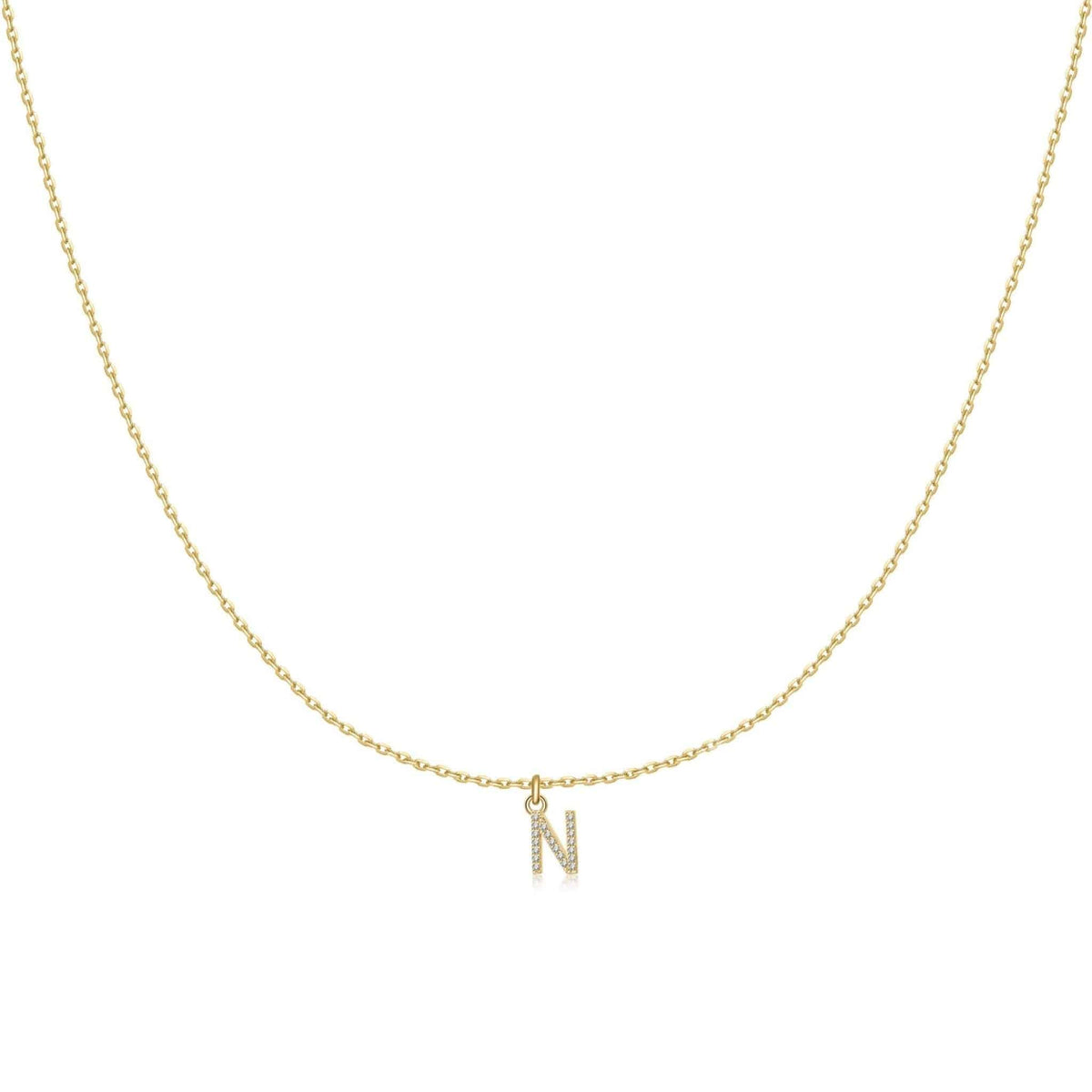 "Little Initial" Necklace - Milas Jewels Shop