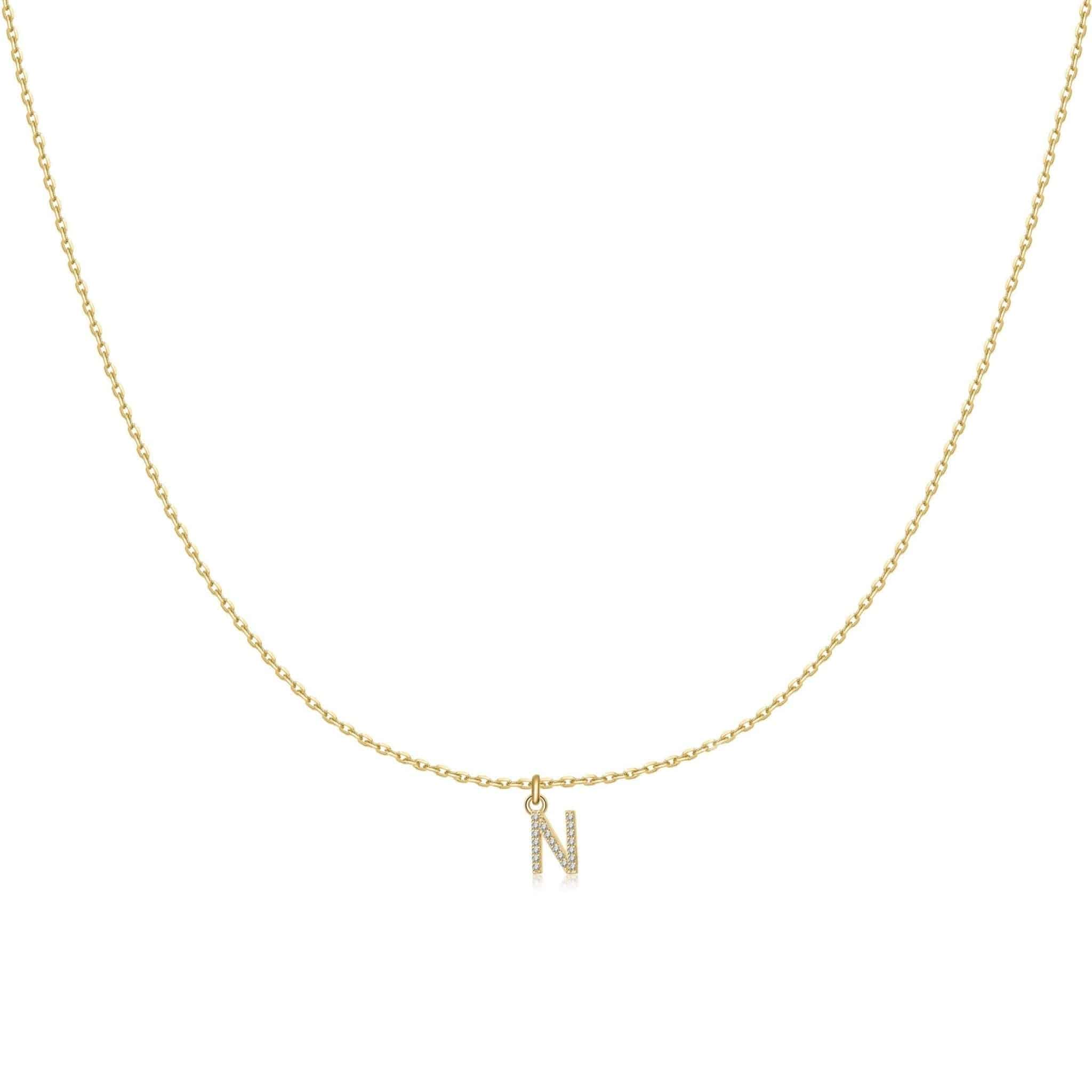 "Little Initial" Necklace - Milas Jewels Shop