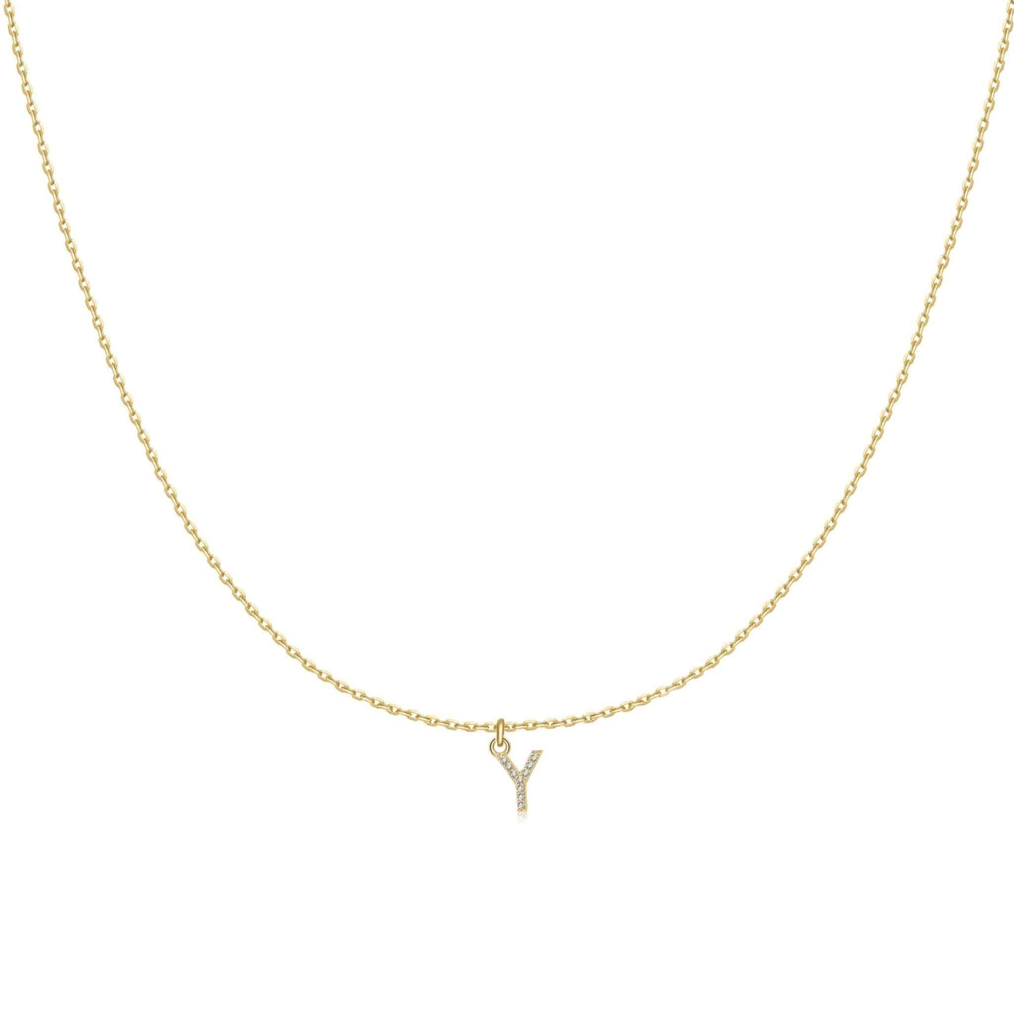 "Little Initial" Necklace - Milas Jewels Shop