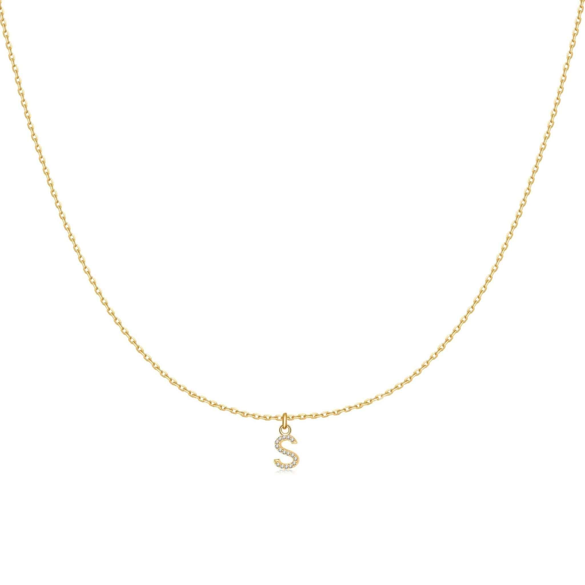 "Little Initial" Necklace - Milas Jewels Shop