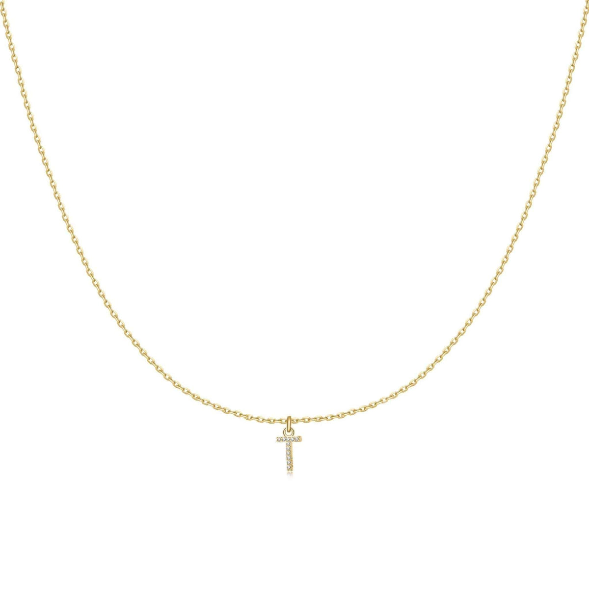 "Little Initial" Necklace - Milas Jewels Shop