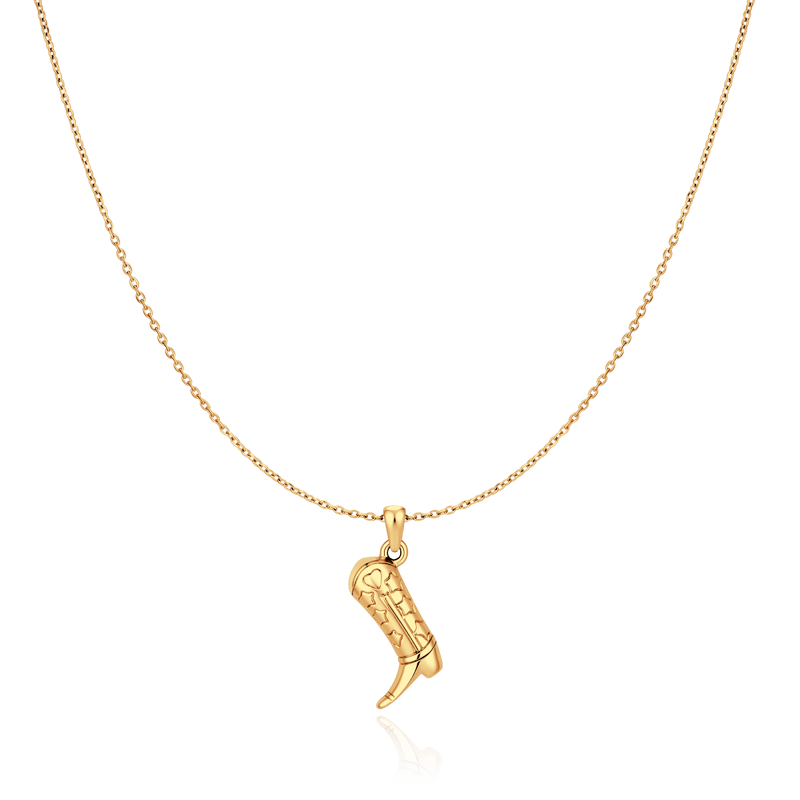 Cowboy Boot Necklace