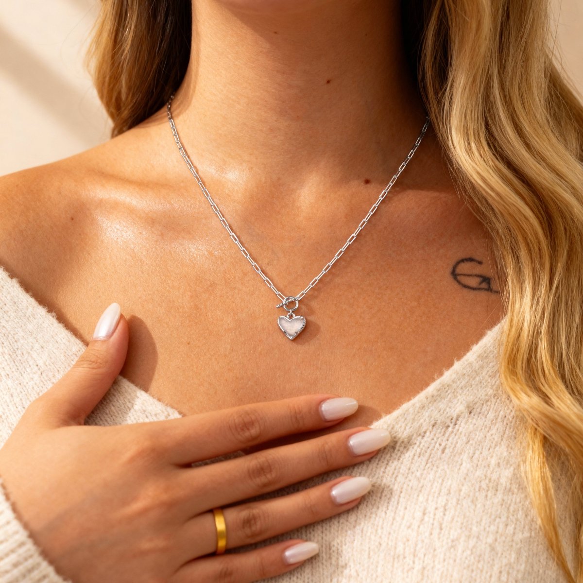 Mineral Heart Necklace