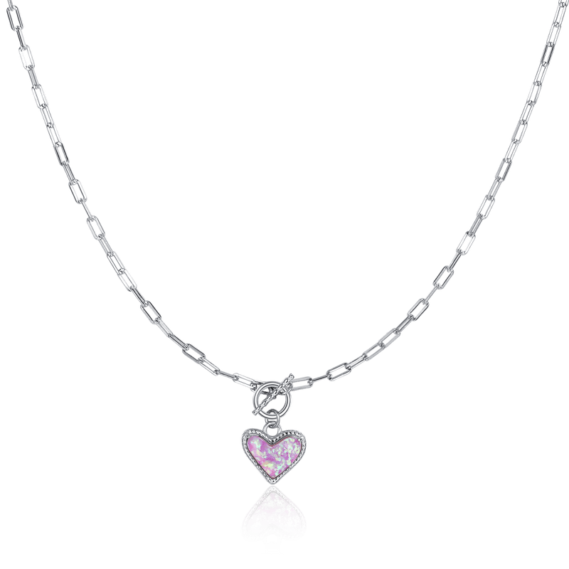 Mineral Heart Necklace