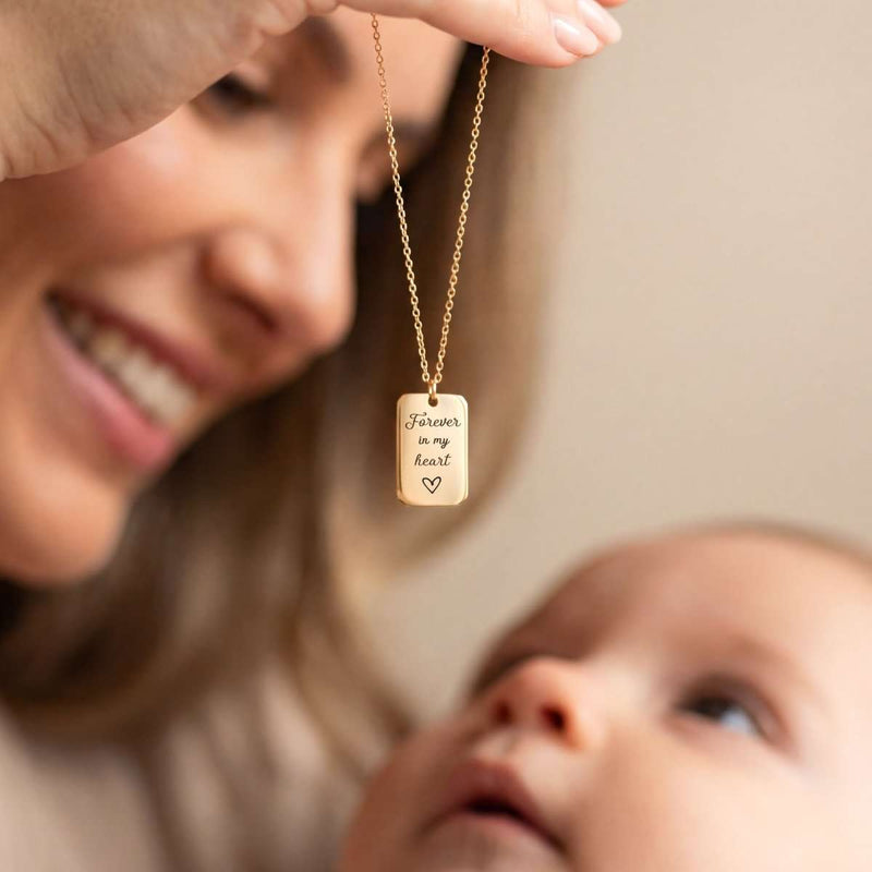 Plate Necklace - Personalized