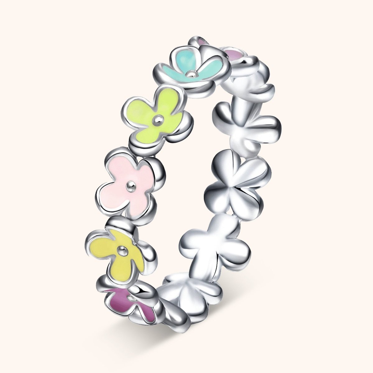 "Colorful Flowers" Ring - Milas Jewels Shop