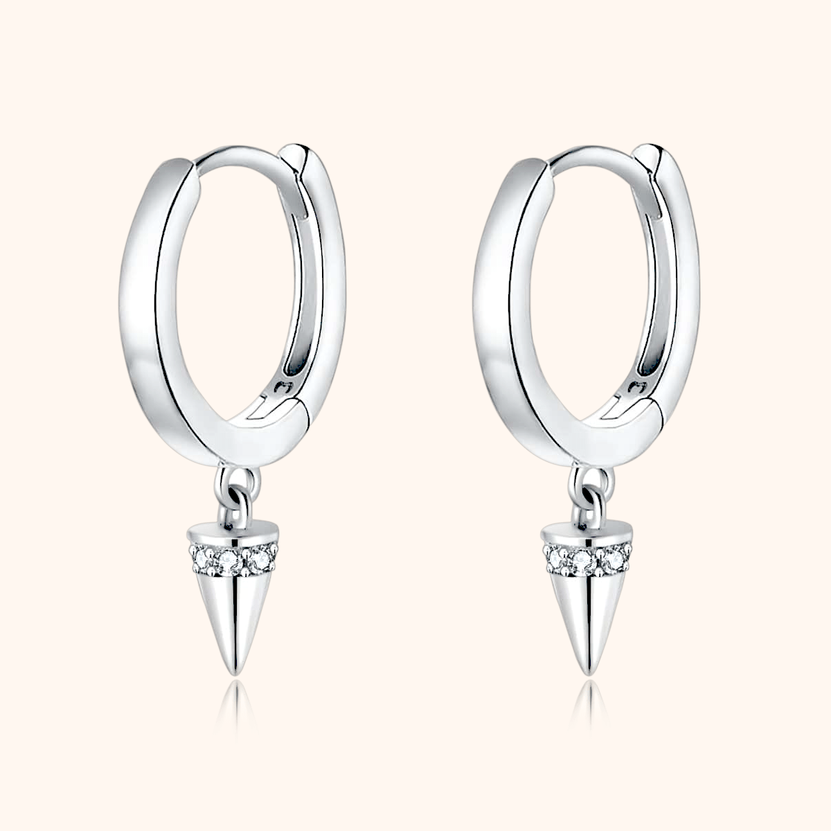 "Conical Hoop Rings" Earrings - Milas Jewels Shop