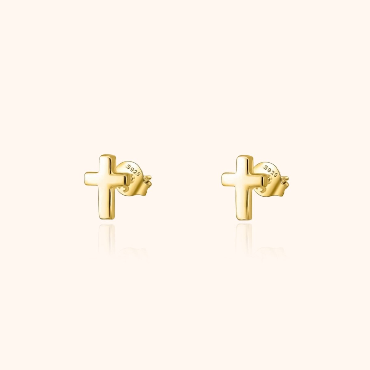 "Cross" Mini Earrings - Milas Jewels Shop