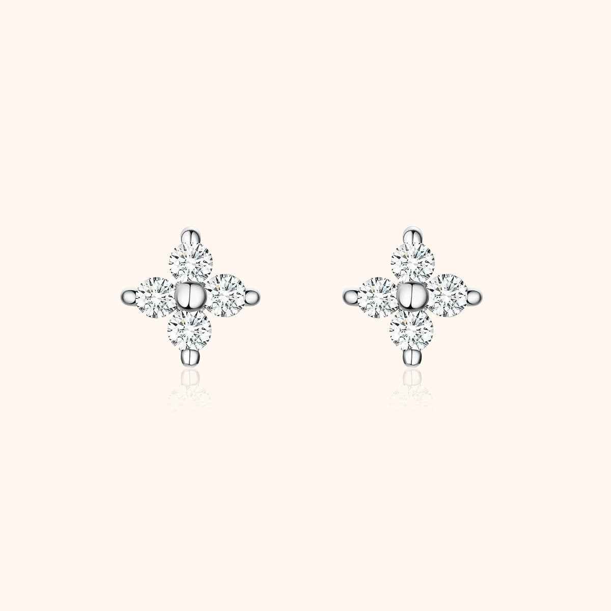 "Crystal Flower" Earrings - Milas Jewels Shop