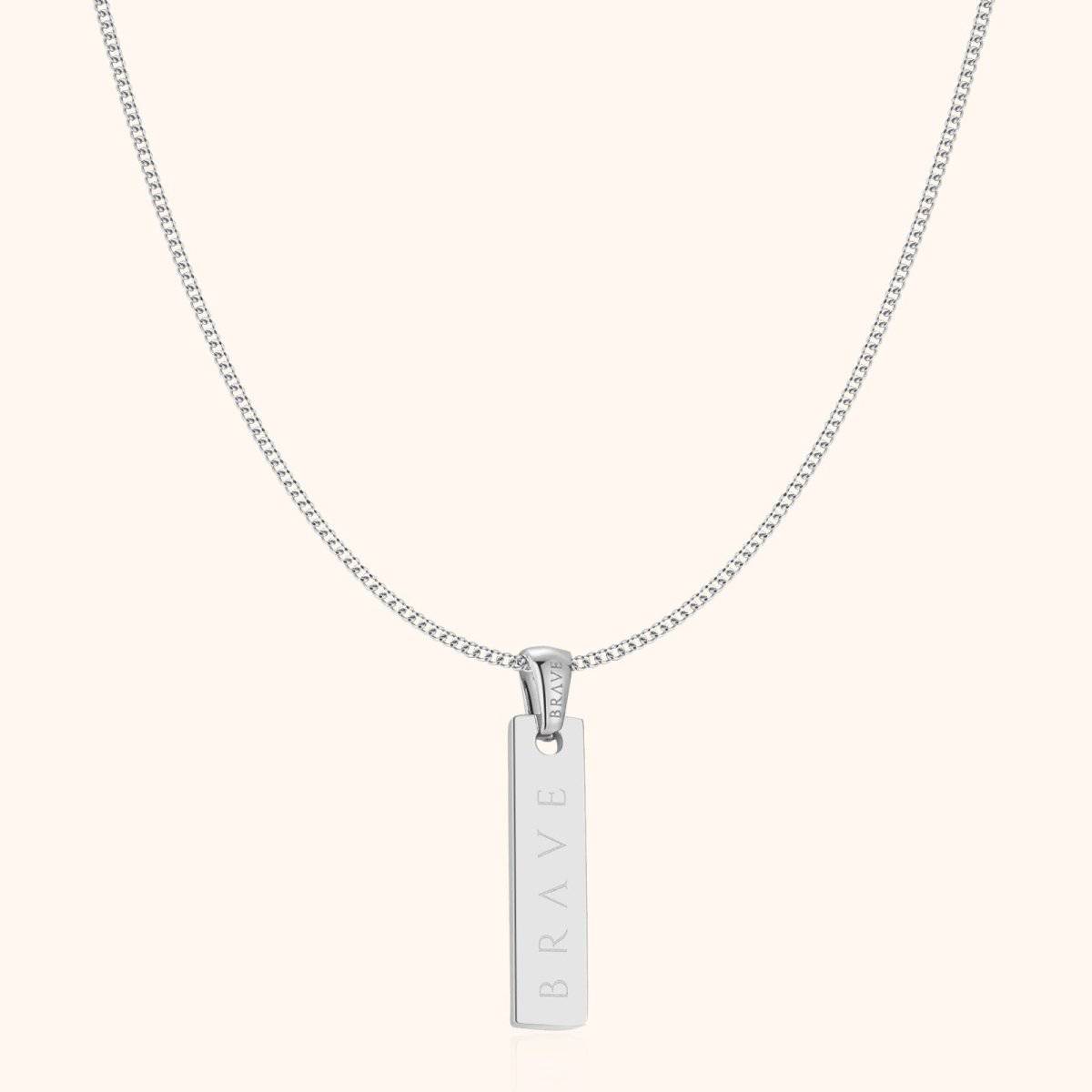 "Empower Balance" BRAVE Men's Necklace - Milas Jewels Shop