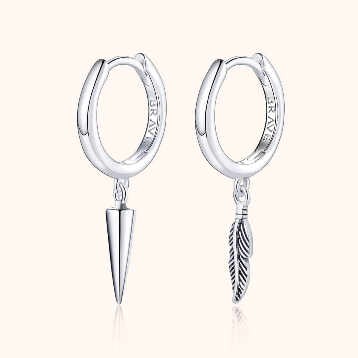 "Erratic" BRAVE Men's Earrings - Milas Jewels Shop
