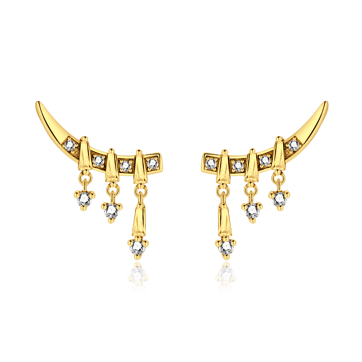 Fang Earrings - Milas Jewels Shop