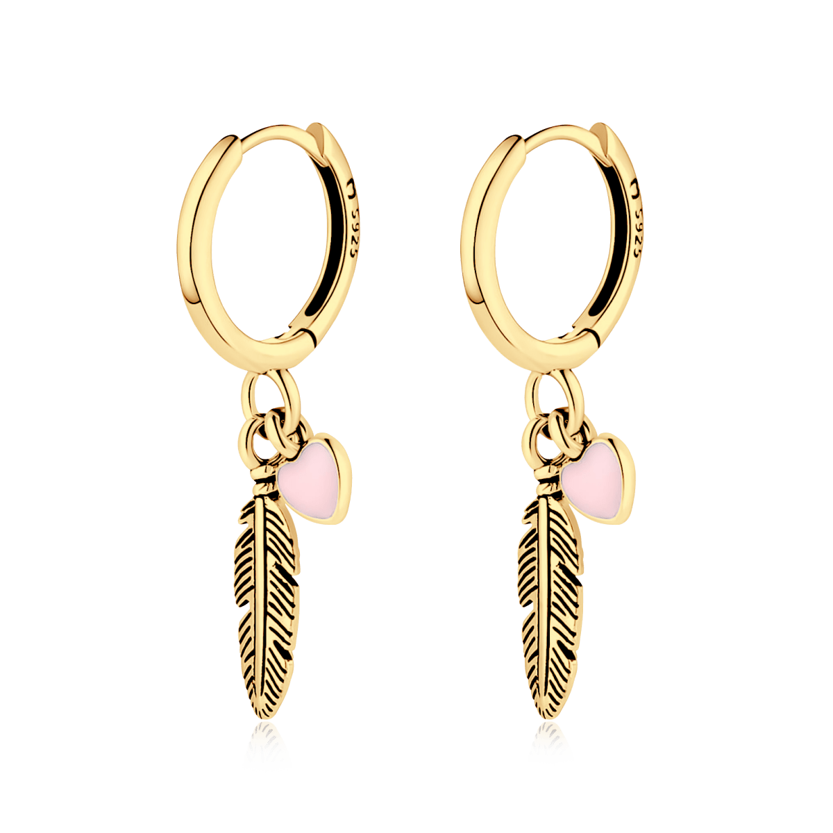 Feathers of Love Earrings - Milas Jewels Shop