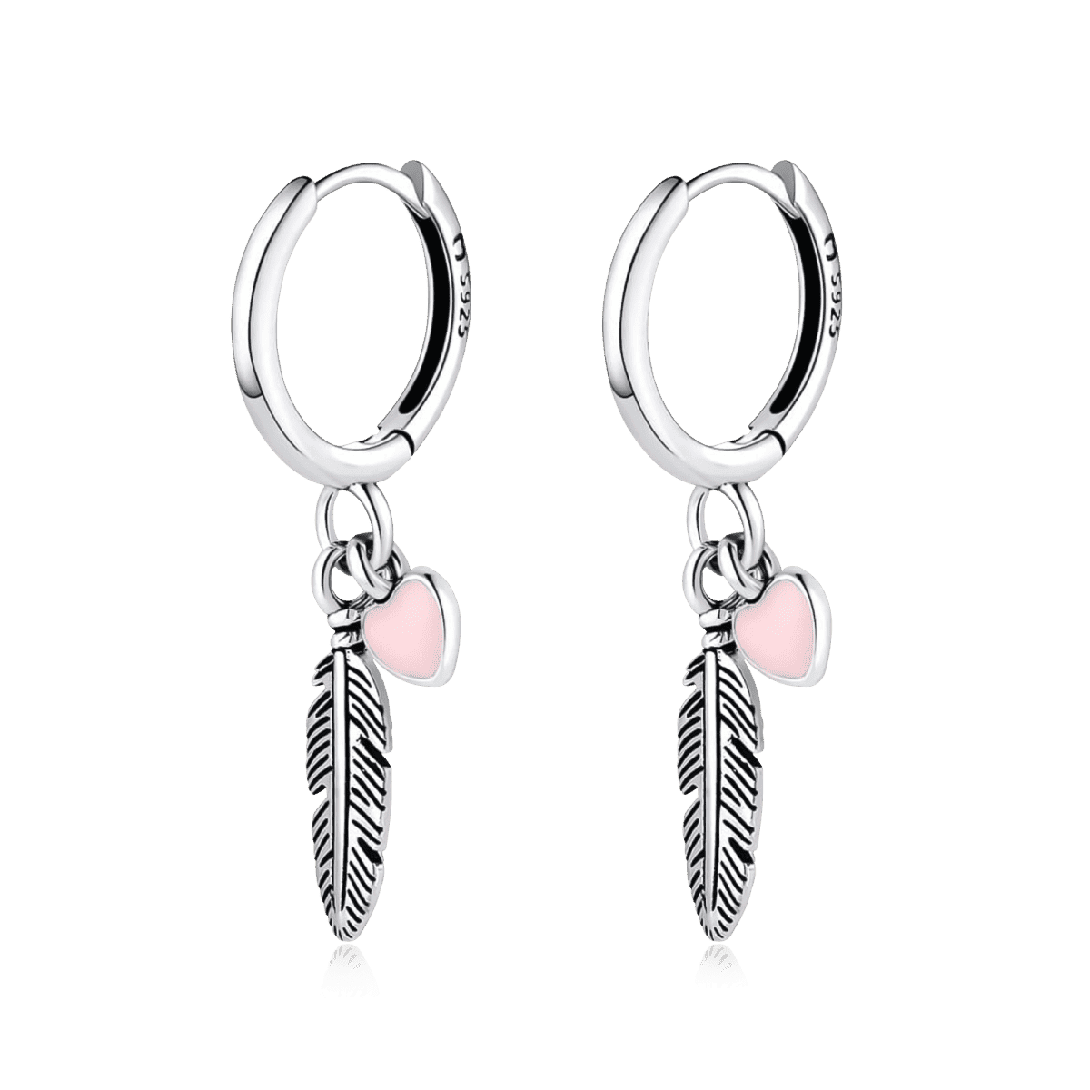 Feathers of Love Earrings - Milas Jewels Shop