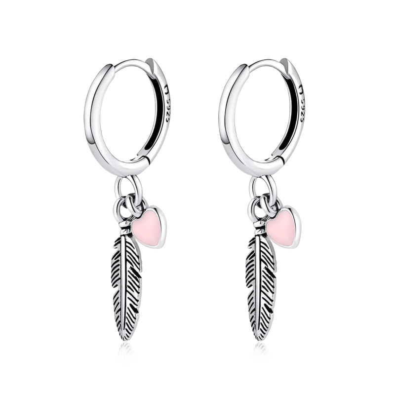 Feathers of Love Earrings - Milas Jewels Shop