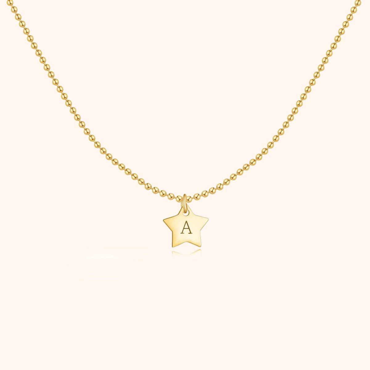 "Five Star" Necklace ~ Personalized - Milas Jewels Shop