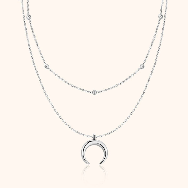 "Half Moon Balls" Necklace - Milas Jewels Shop