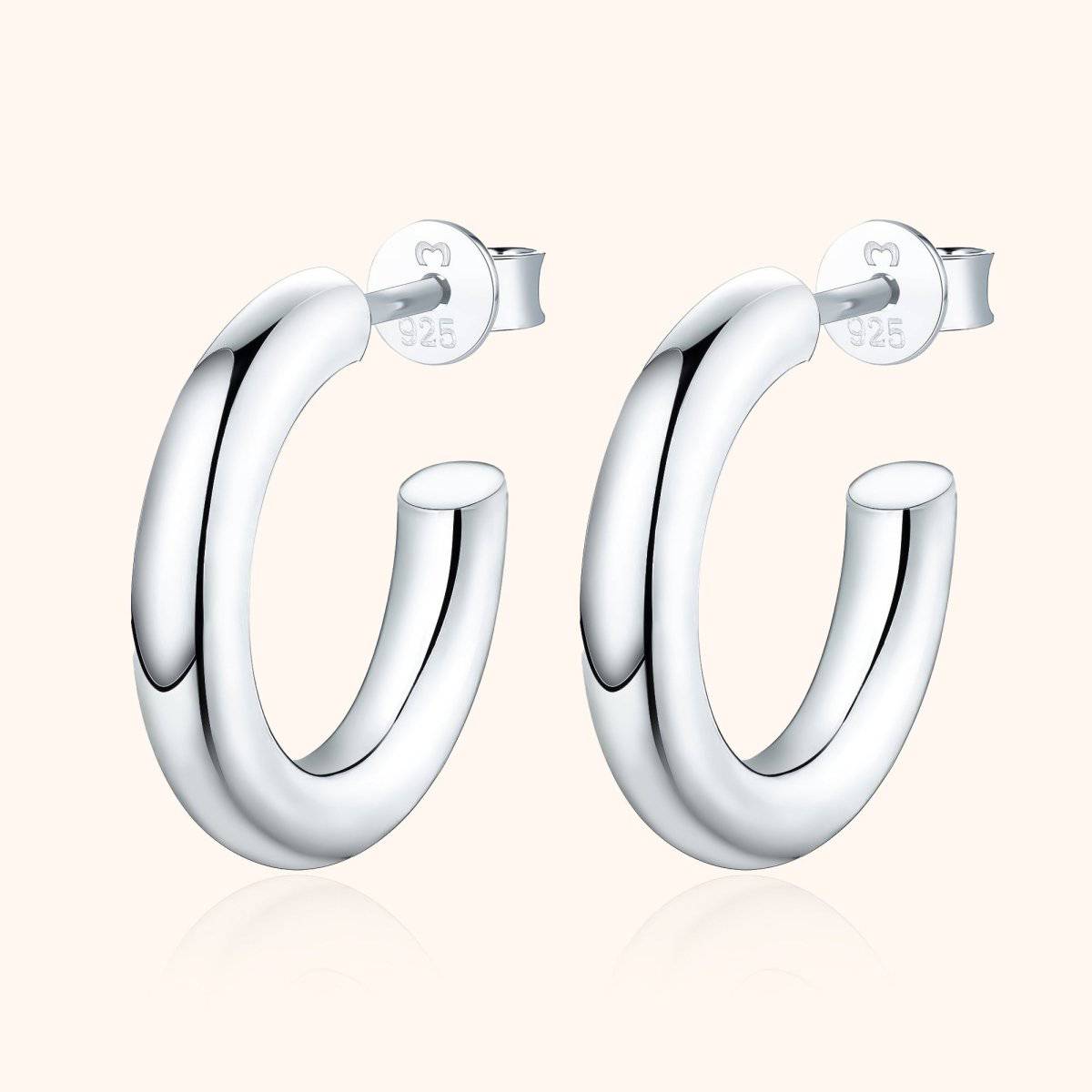 "Half Ring Lumina" Earrings - Milas Jewels Shop